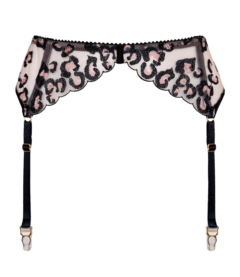 LEOPARD GARTER BELT