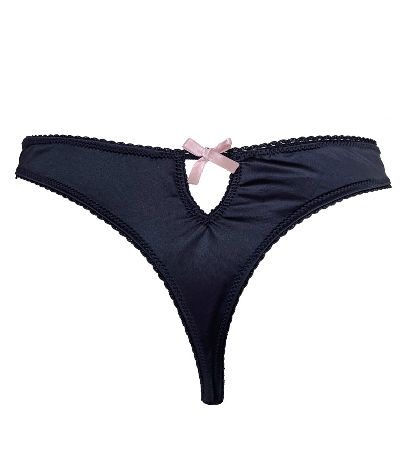 BLACK SWAN THONG
