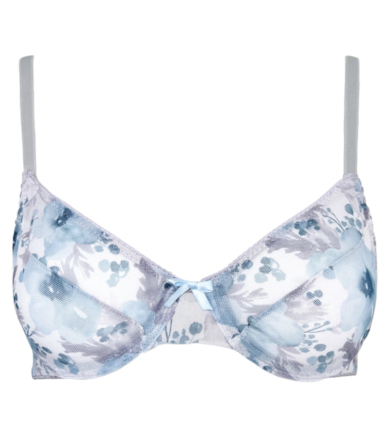 BLUE BLOSSOMS BRA