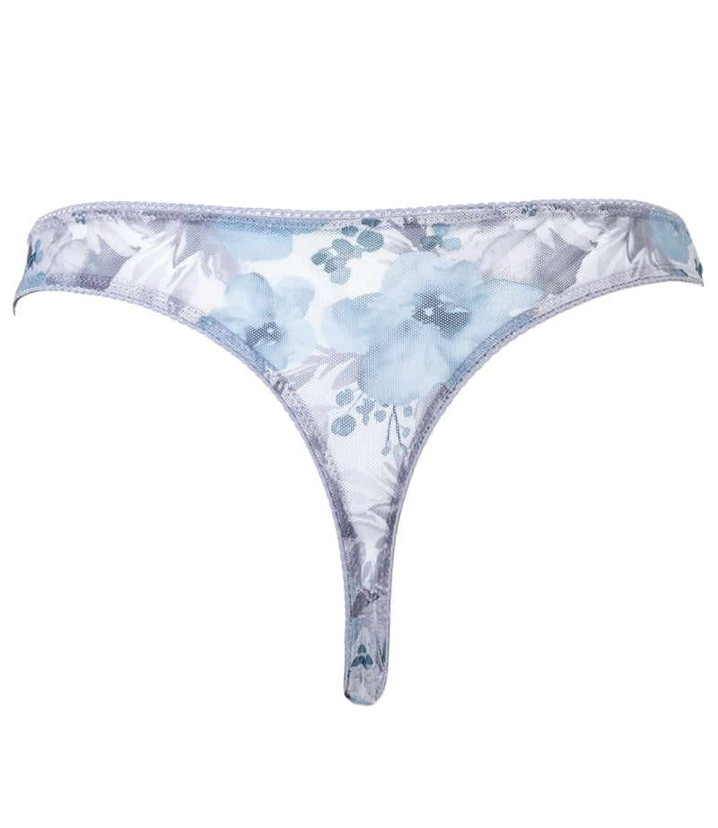 BLUE BLOSSOMS THONG