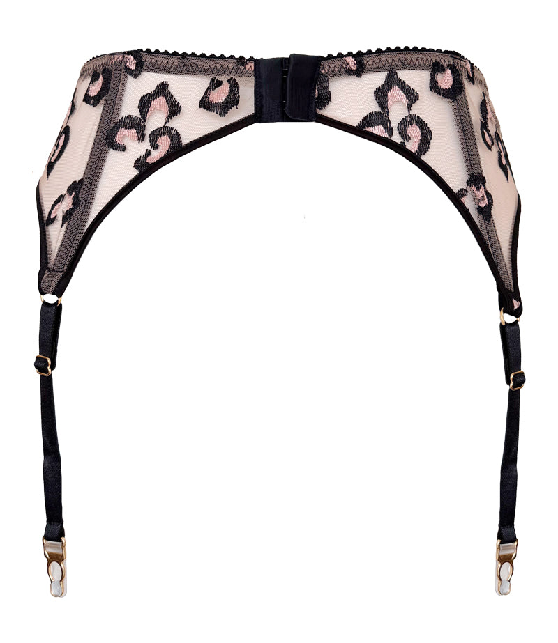 LEOPARD GARTER BELT